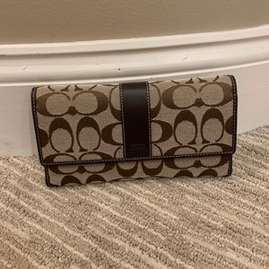 COACH wallet - classic canvas print